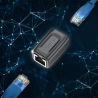 Łącznik beczka RJ45 Cat.6 1Gbps przedłużacz Ethernet | Unitek