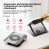 Obrotowa podstawka chłodząca pod laptopa 360° | Unitek