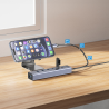Aktywny hub USB-C 7w1 3x USB-C 4x USB-A z zasilaczem | Unitek