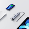 Aktywny hub USB-C 7w1 3x USB-C 4x USB-A z zasilaczem | Unitek