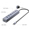 Aktywny hub USB-C 7w1 3x USB-C 4x USB-A z zasilaczem | Unitek