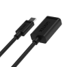 Adapter USB-C do USB OTG 15cm czarny | Unitek Y-C476BK