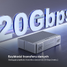 Obudowa RAID 2x M.2 NVMe/SATA 20Gbps klonowanie | Unitek