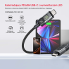 Kabel przewód USB-C do USB-C PD 60W 3m | Unitek C14158ABK01
