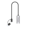 Adapter karta sieciowa USB-C/A do RJ45 2.5G | Unitek