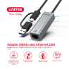 Adapter karta sieciowa USB-C/A do RJ45 2.5G | Unitek