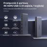 Przełącznik switch HDMI / USB-C 4w1 4K 60Hz | Unitek V1313AGY