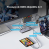 Przełącznik switch HDMI / USB-C 4w1 4K 60Hz | Unitek V1313AGY