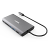 Hub USB-C 8w1 HDMI 4K VGA RJ45 SD Audio PD 100W | Unitek D1019B