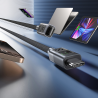 Kabel przewód USB-C do USB-C PD 60W 1m LED | Unitek C14158ABK01