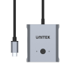Dwukierunkowy przełącznik USB-C 4K 144Hz 100W PD | Unitek D1078A