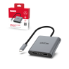Adapter USB-C do 2x HDMI 4K 60Hz MST Rexo | Unitek Polska