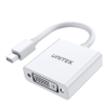 Adapter miniDisplayPort do DVI biały Full HD | Unitek