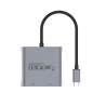 Adapter USB-C do 2x HDMI 4K 60Hz MST Rexo | Unitek Polska