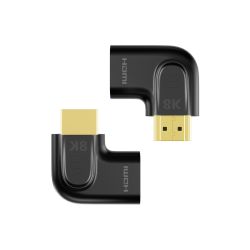 Wyprzedaż Adapter kątowy płaski HDMI 2.1 8K 90° i 270° 2 szt. | Unitek