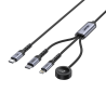 Kabel Unitek 3w1 PD 100W USB-C Lightning Apple Watch 1,2m