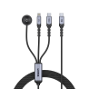 Kabel Unitek 3w1 PD 100W USB-C Lightning Apple Watch 1,2m