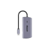 Hub USB-C Unitek 6w1 4K HDMI PD 100W RJ45 Space Grey