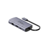 Hub USB-C Unitek 6w1 4K HDMI PD 100W RJ45 Space Grey
