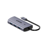 Hub USB-C Unitek 6w1 4K HDMI PD 100W RJ45 Space Grey