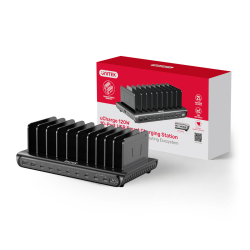 Stacja Ładowania USB Unitek 120W 10-Portów PD QC czarna