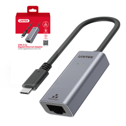 Adapter USB-C do RJ45 Gigabit Ethernet Unitek LAN