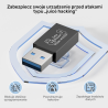 Adapter bloker danych USB-A bezpieczne ładowanie | Unitek