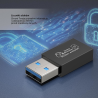 Adapter bloker danych USB-A bezpieczne ładowanie | Unitek