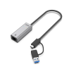 Adapter karta sieciowa USB-C/A do RJ45 2.5G | Unitek