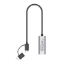 Adapter karta sieciowa USB-C/A do RJ45 2.5G | Unitek