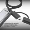 Adapter karta sieciowa USB-C/A do RJ45 2.5G | Unitek