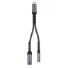 Adapter USB-C na Jack 3,5mm z Ładowaniem PD 60W Unitek