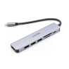 Hub USB-C 7w1 HDMI 4K PD 100W Czytnik SD/microSD | Unitek
