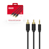 Kabel mini jack 3.5 mm - 2x RCA 3m Unitek C19022BK03