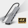 Hub USB-C 7w1 HDMI 4K PD 100W Czytnik SD/microSD | Unitek