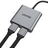 Adapter USB-C do 2x HDMI 4K 60Hz MST | Unitek V1404B