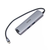 Aktywny Hub USB-C 6w1 HDMI 4K RJ45 PD 100W | Unitek H1112F