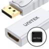 Adapter DisplayPort do HDMI 4K biały | Unitek Y-6332