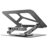 Obrotowa podstawka pod laptopa z hubem USB-C 4K HDMI | Unitek