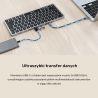 Klawiatura z hubem USB-C stacja dokująca 9w1 4K 60Hz | Unitek