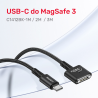 Kabel USB-C do MagSafe 3 140W 1m czarny oplot | Unitek