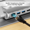 Obrotowa podstawka pod laptopa z hubem USB-C 4K HDMI | Unitek