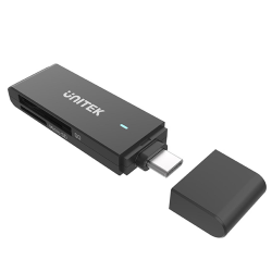 Czytnik kart SD i microSD USB-C 3.0 5Gbps | Unitek Y-9328
