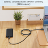 Kabel zasilający USB-C do Lenovo DC 11x4,5 mm 65W | Unitek