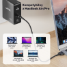 Kabel USB-C do MagSafe 3 140W 2m czarny oplot | Unitek
