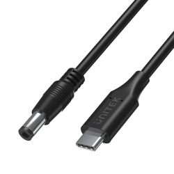Kabel zasilający USB-C do laptopa DC 5,5x2,5mm 65W | Unitek