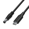 Kabel zasilający USB-C do laptopa DC 5,5x2,5mm 65W | Unitek