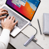 Hub USB-A rozdzielacz 4 porty aluminiowy | Unitek H1208A
