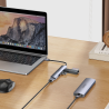 Hub USB-A rozdzielacz 4 porty aluminiowy | Unitek H1208A