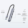 Hub USB-A rozdzielacz 4 porty aluminiowy | Unitek H1208A
